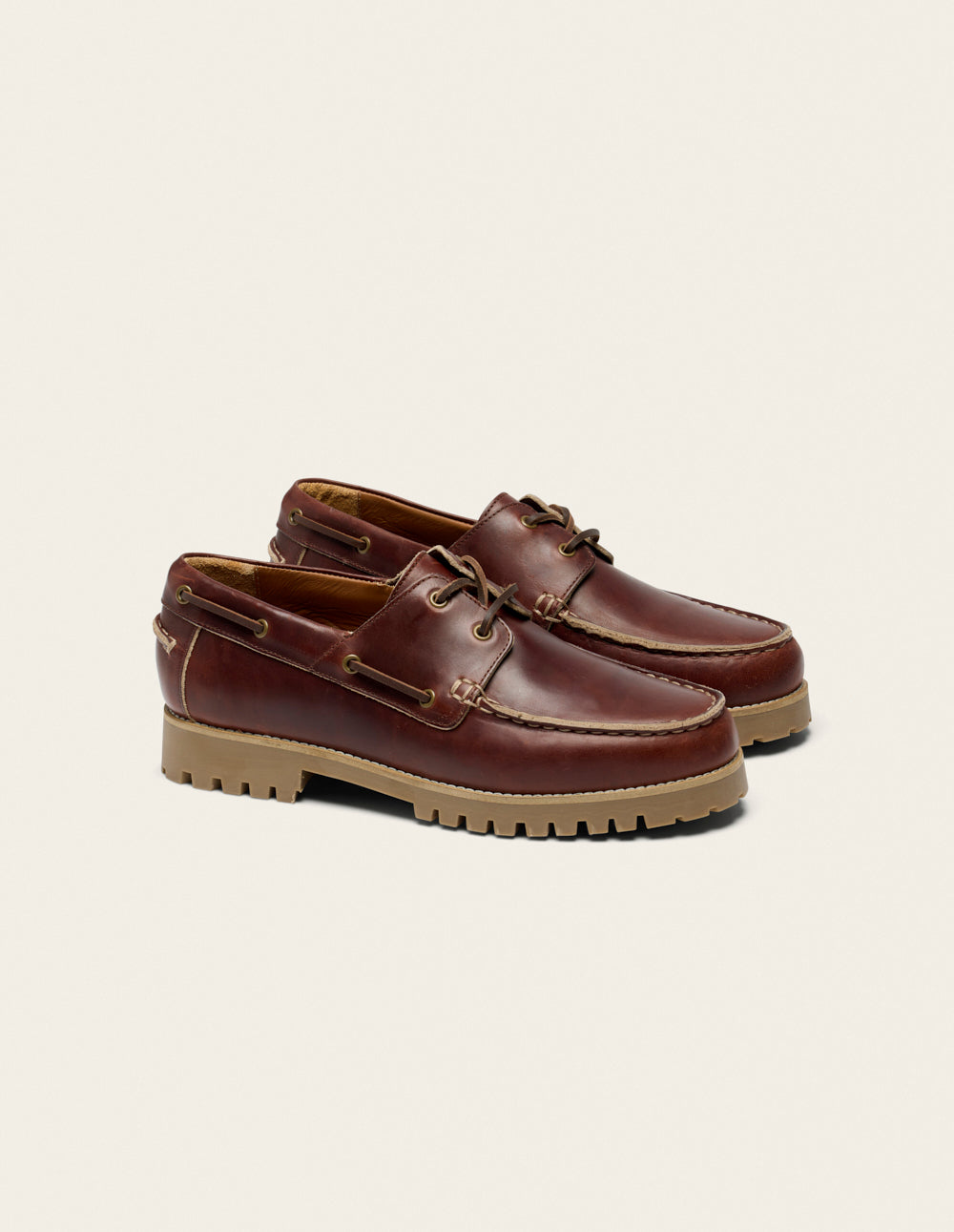 Tom Boat Shoes - Dark Brown Leather