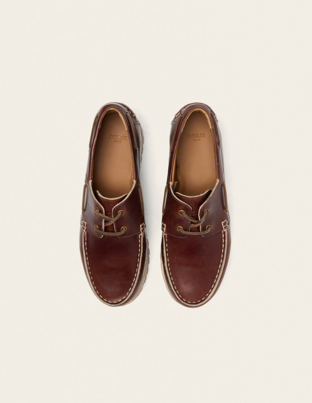 Tom Boat Shoes - Dark Brown Leather