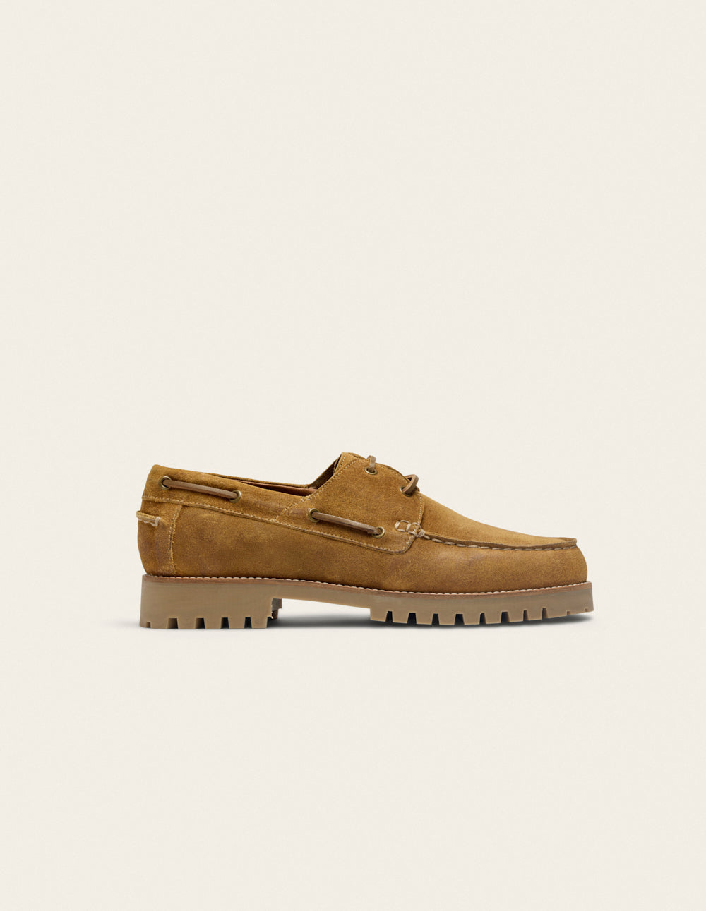 Chaussures Bateau Tom - Suède huilé marron