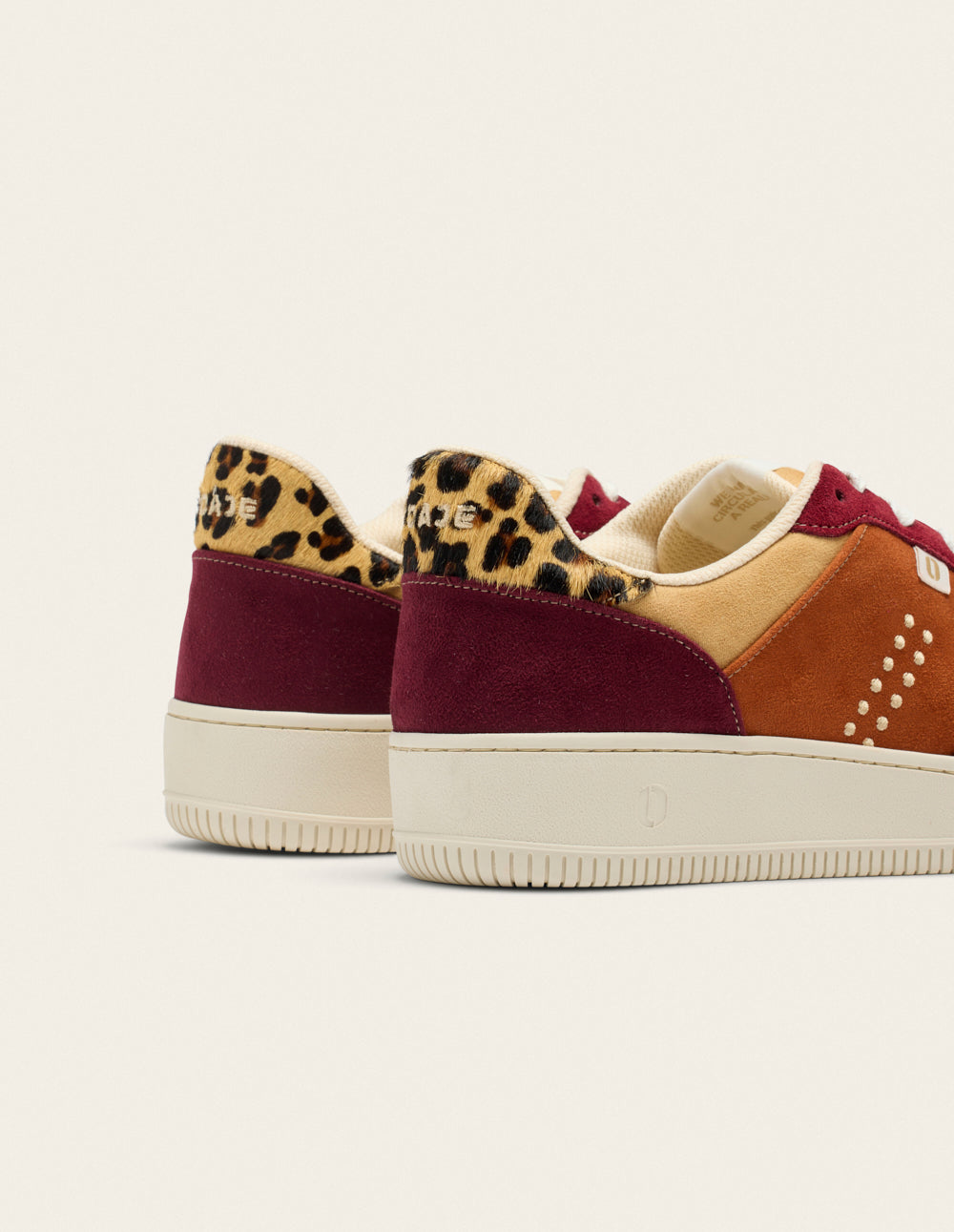 Baskets basses Maxence F - Bordeaux beige