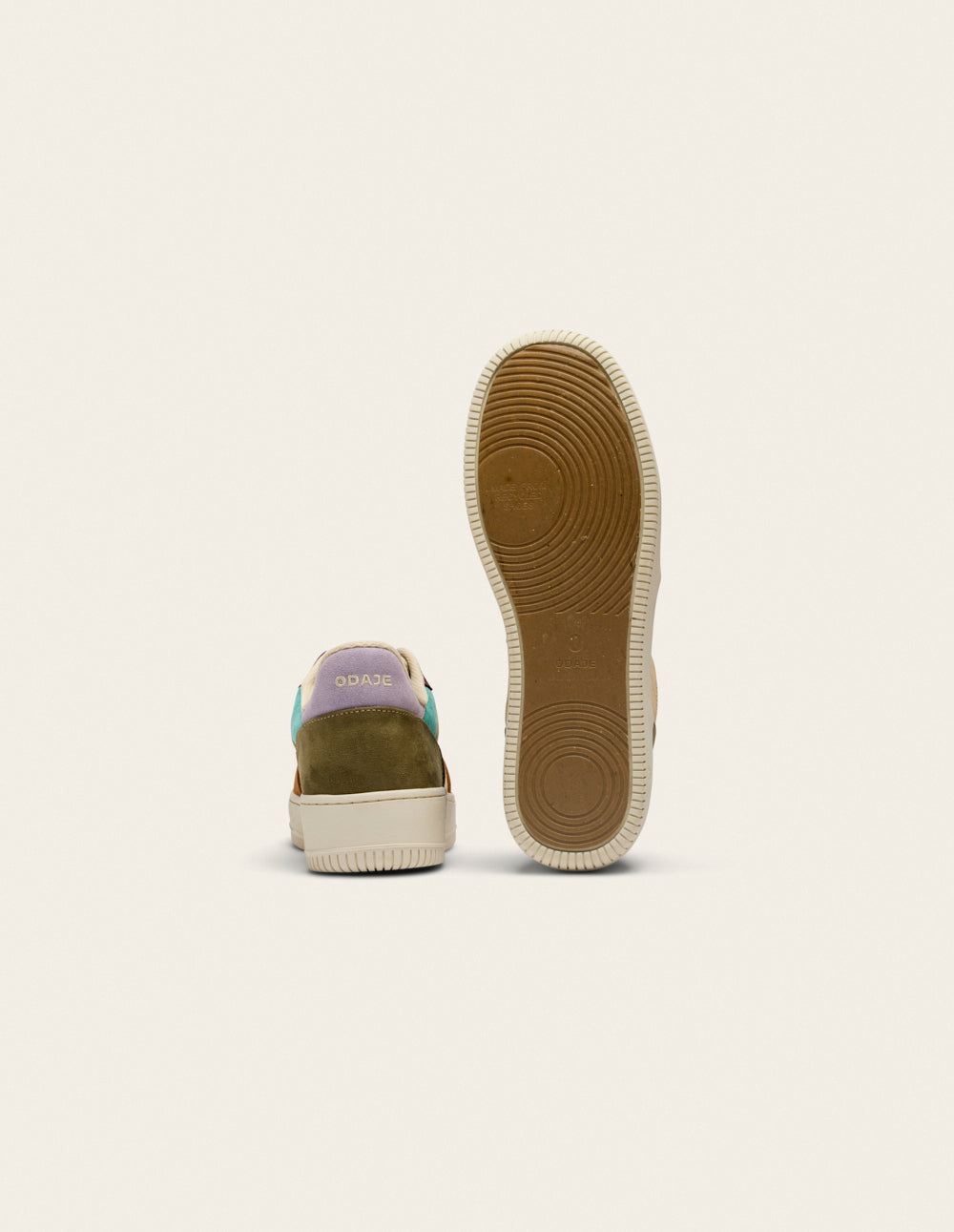 Maxence F low-top trainers - Brown, beige, plum