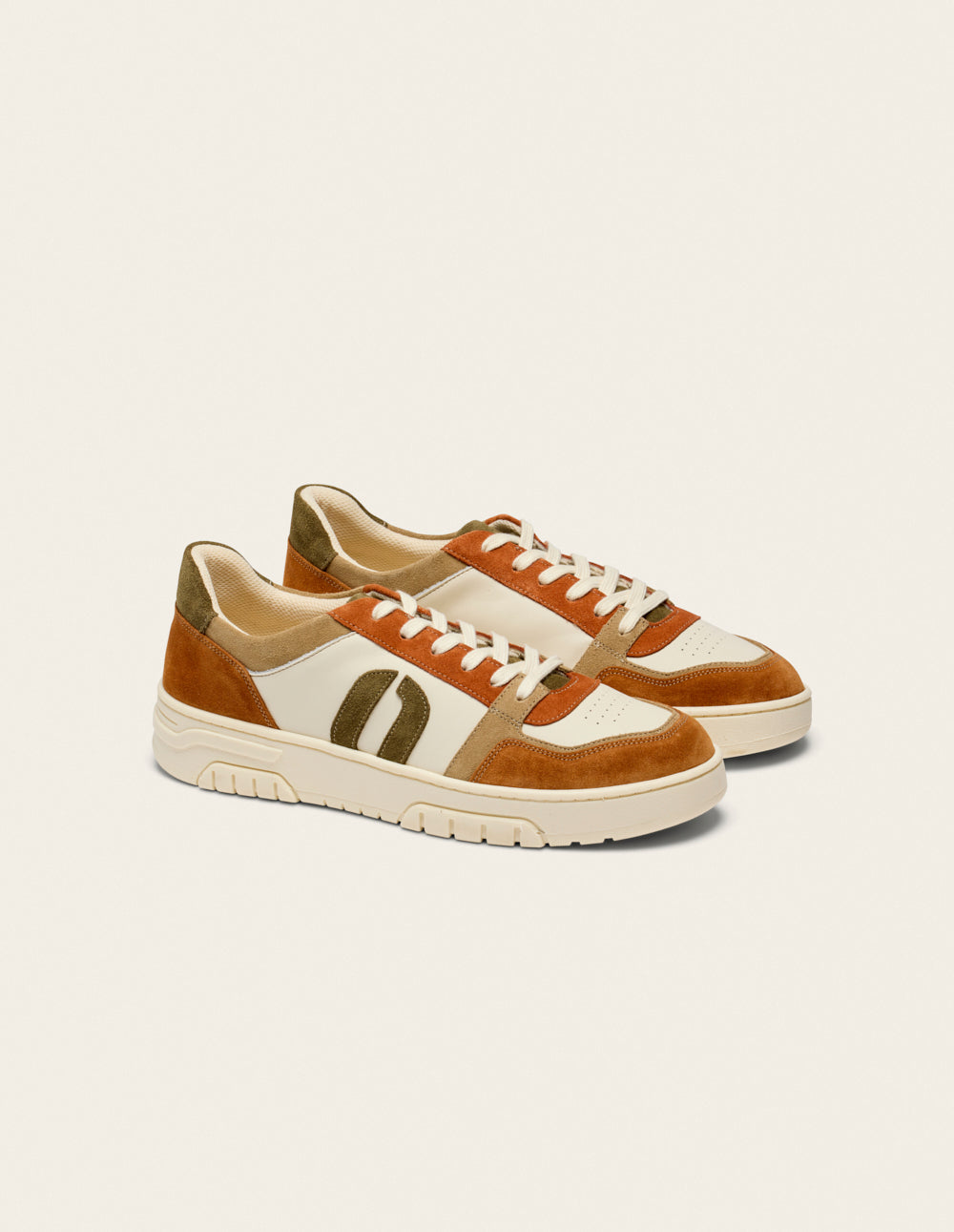 Nino low-top trainers - Brick beige brown