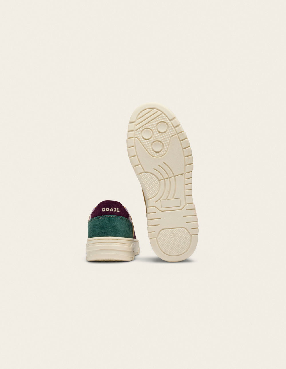Baskets basses Nora - Vert lilas beige