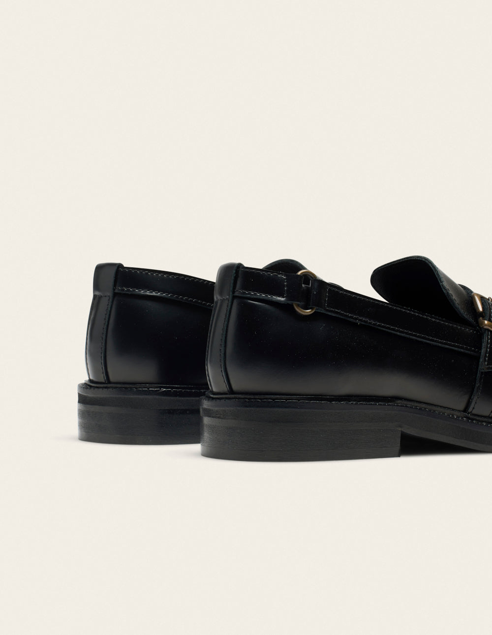 Mocassins Olyme - Cuir box noir