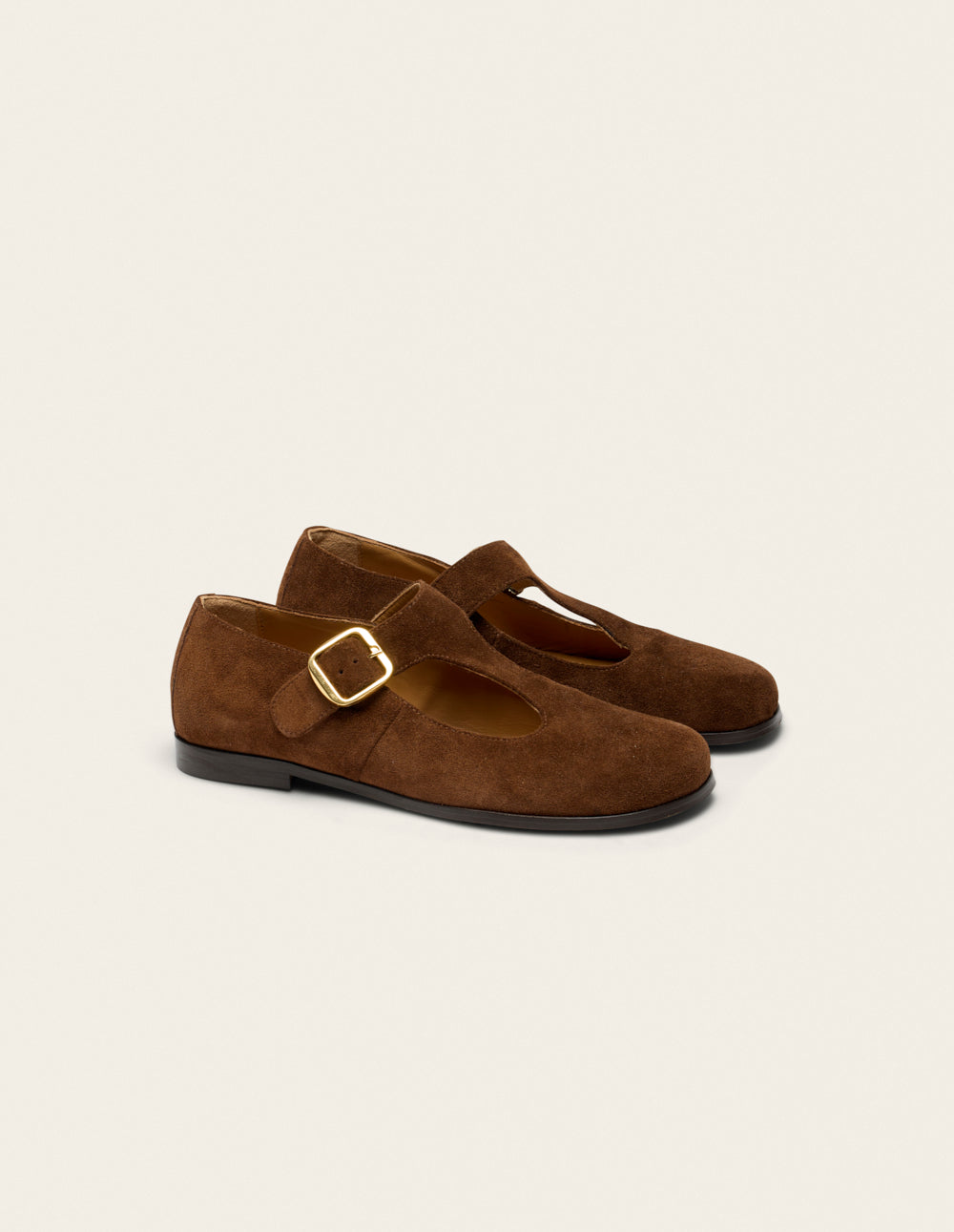Opal Ballet flats - Brown Suede