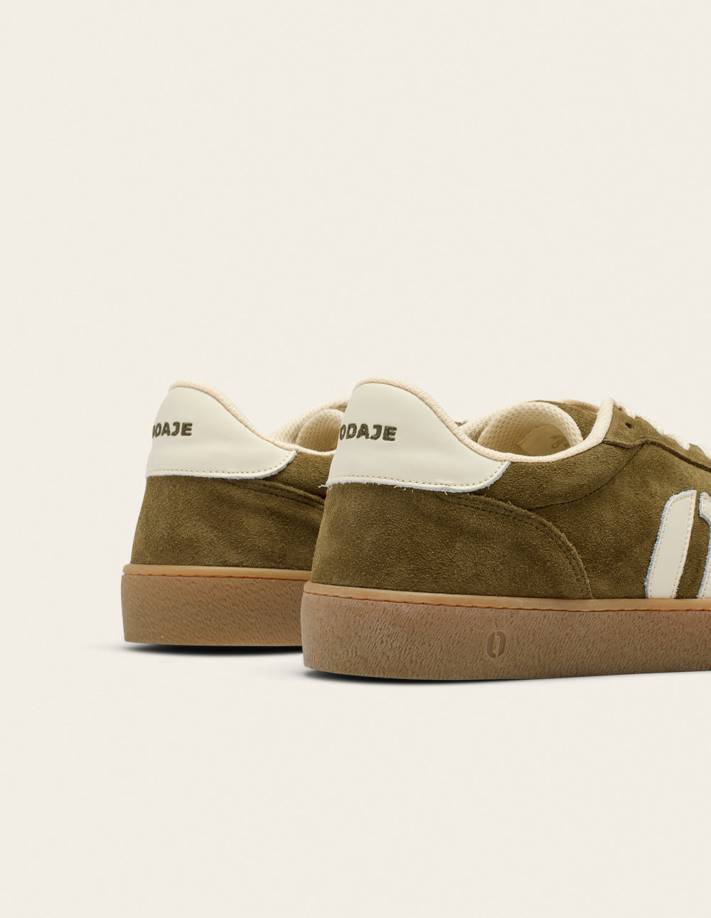 Pablo low-top trainers - Ecru khaki
