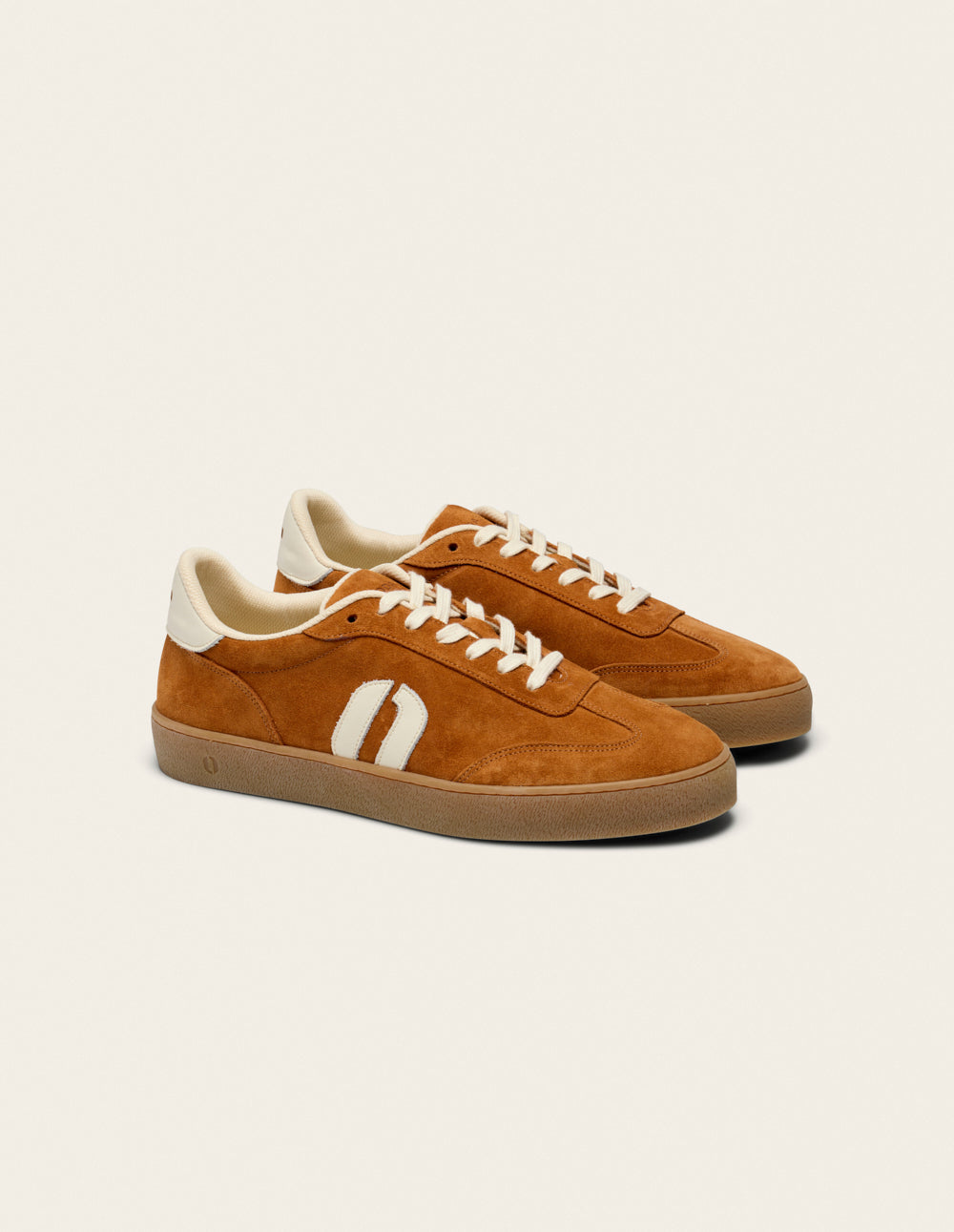 Pablo low-top trainers - Ecru brown