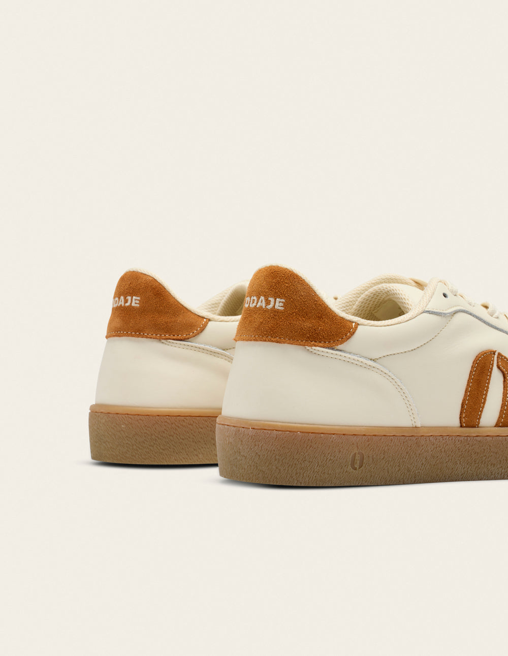 Pablo low-top trainers - Ecru brown