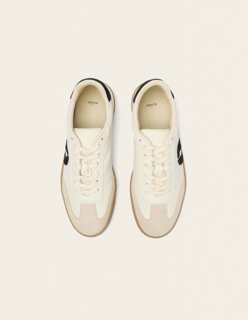 Pablo low-top trainers - Black ecru