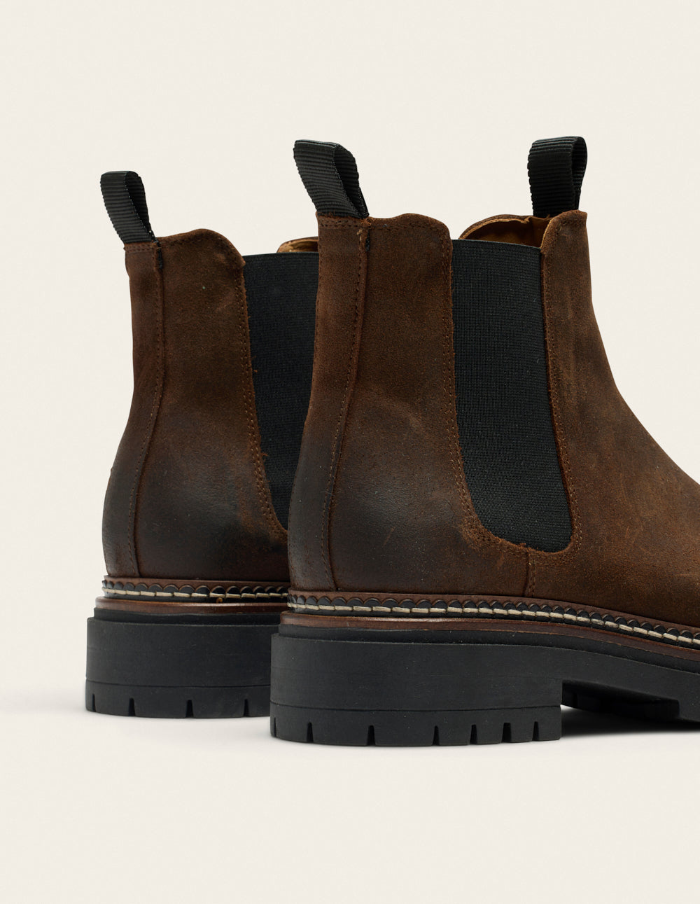 Pernille ankle boots - Brown oiled suede