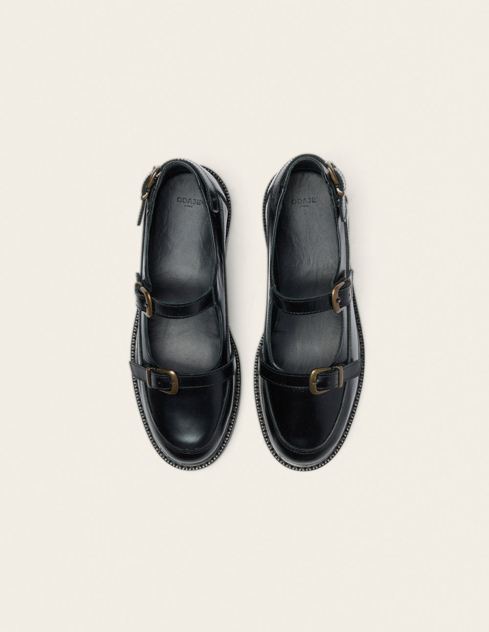 Toven Derby Shoes - Black Box Leather