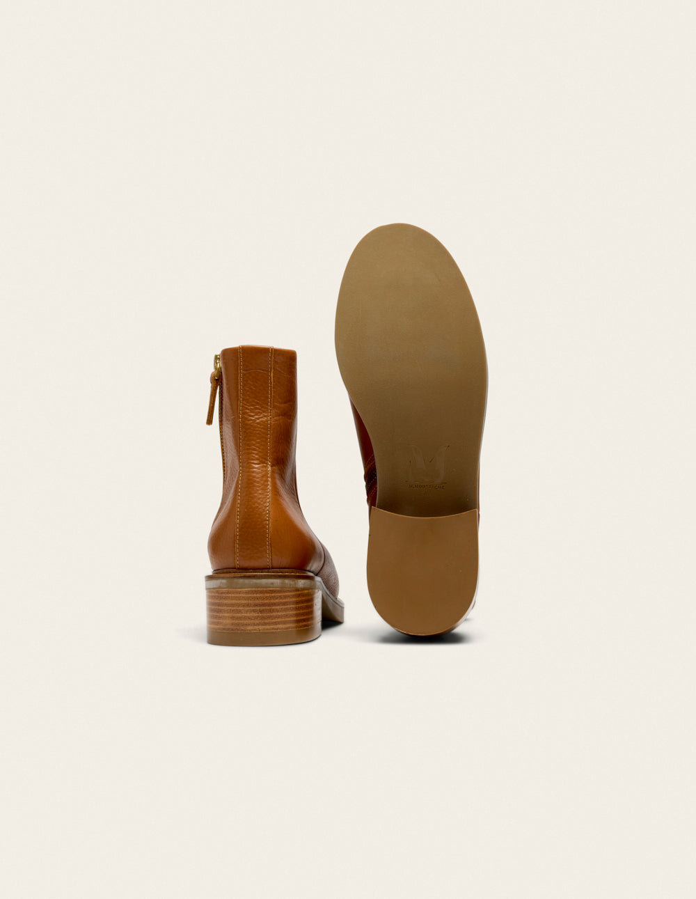 Ankle boots Virginie - Honey grained leather