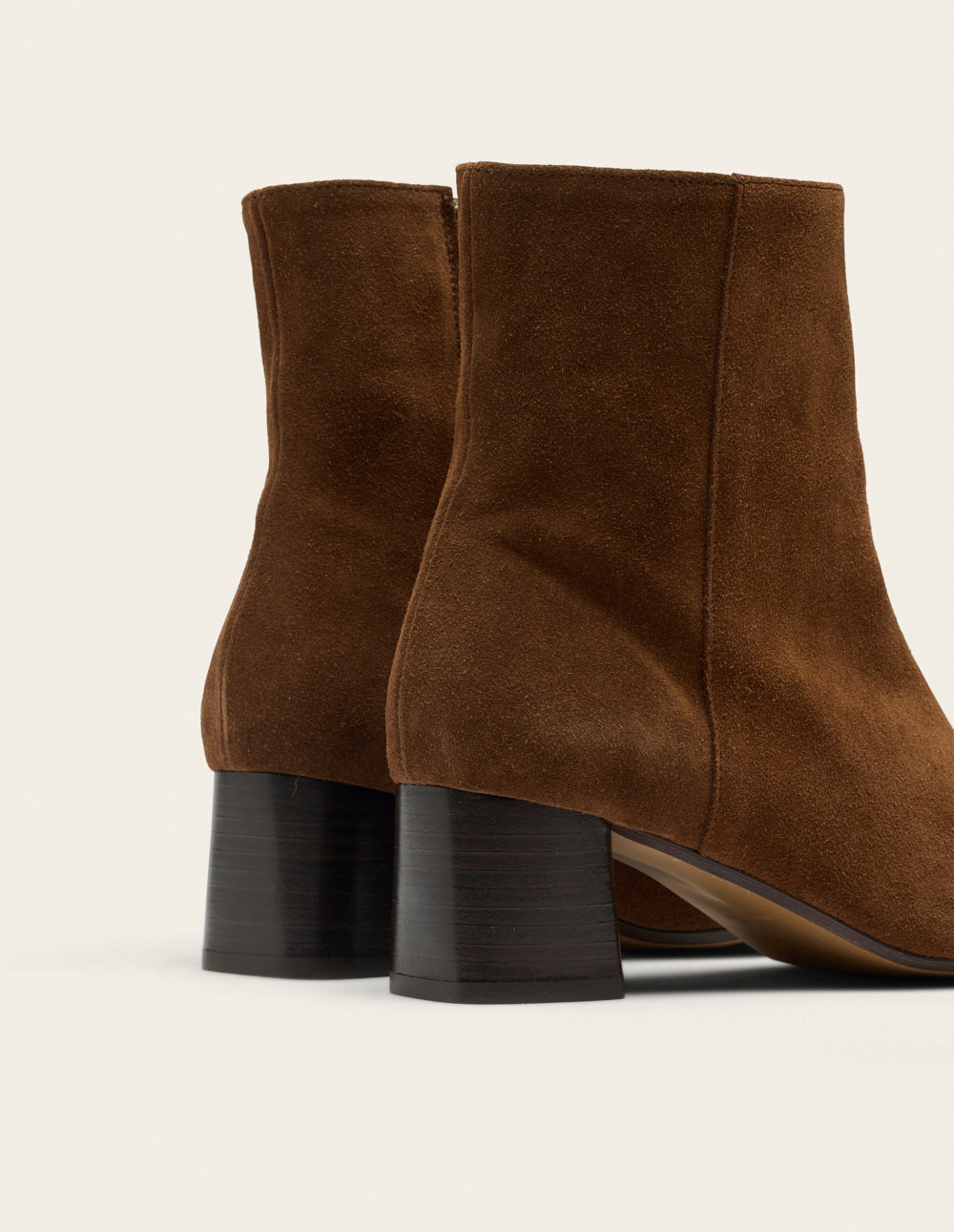 Bottines à talons Volma - Suède marron