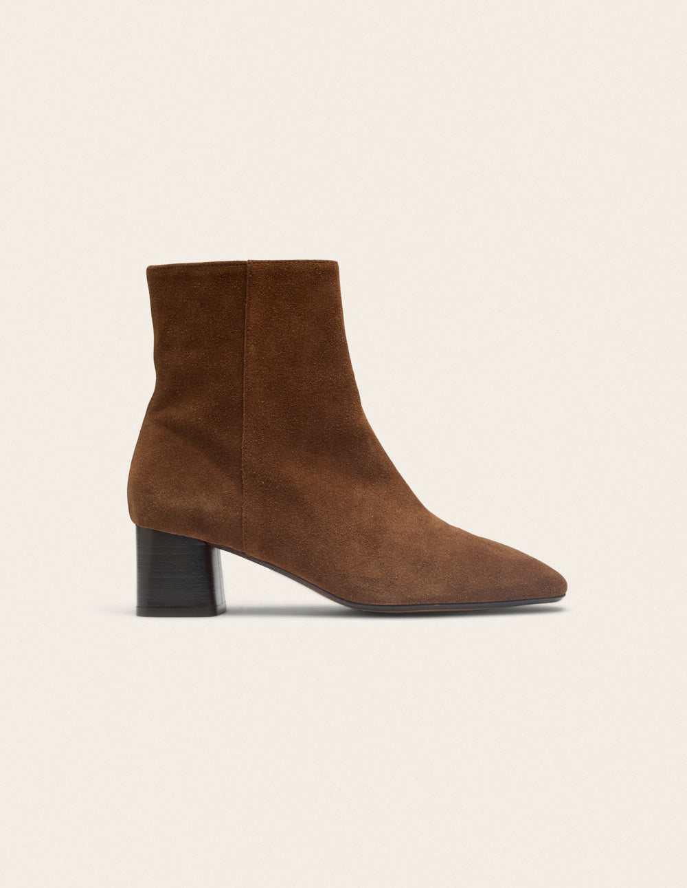 Bottines à talons Volma - Suède marron