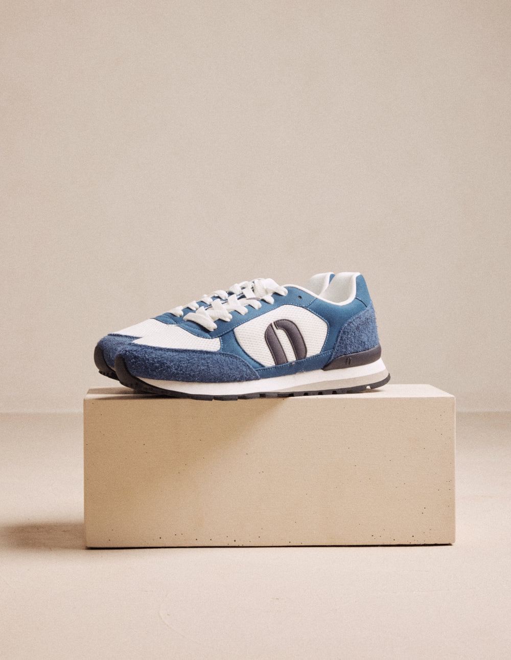 Adrien low-top trainers - Petrol white