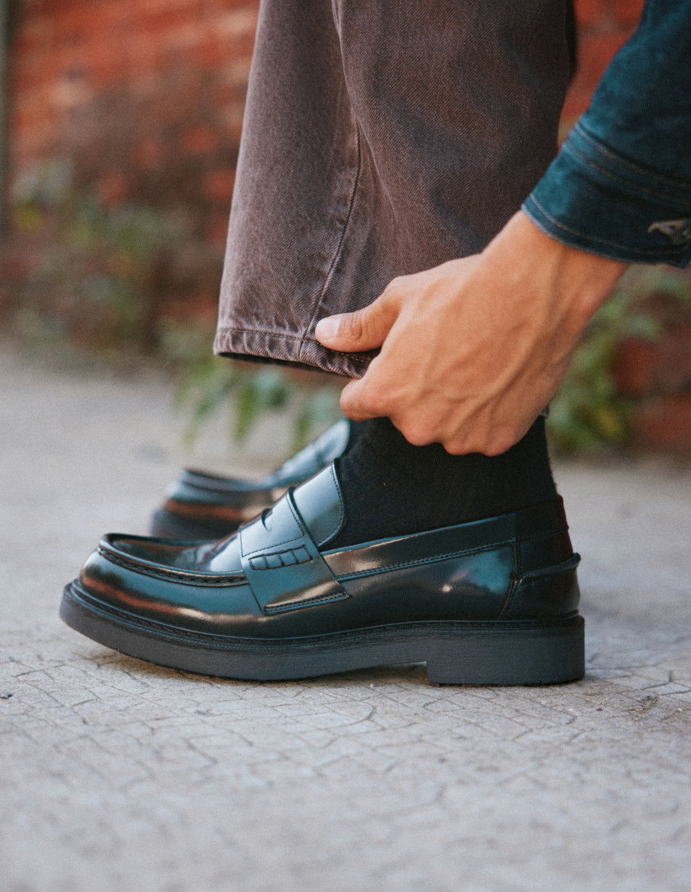 Tibi  loafers - Black Box Leather