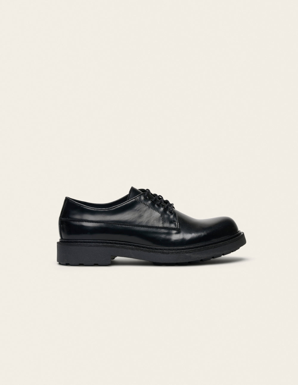 Derbies Taho - Cuir box noir