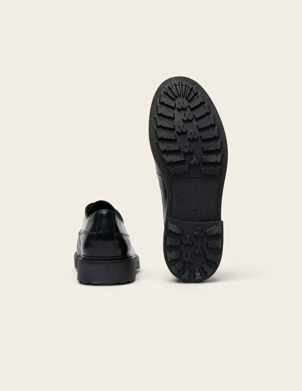 Derbies Taho - Cuir box noir