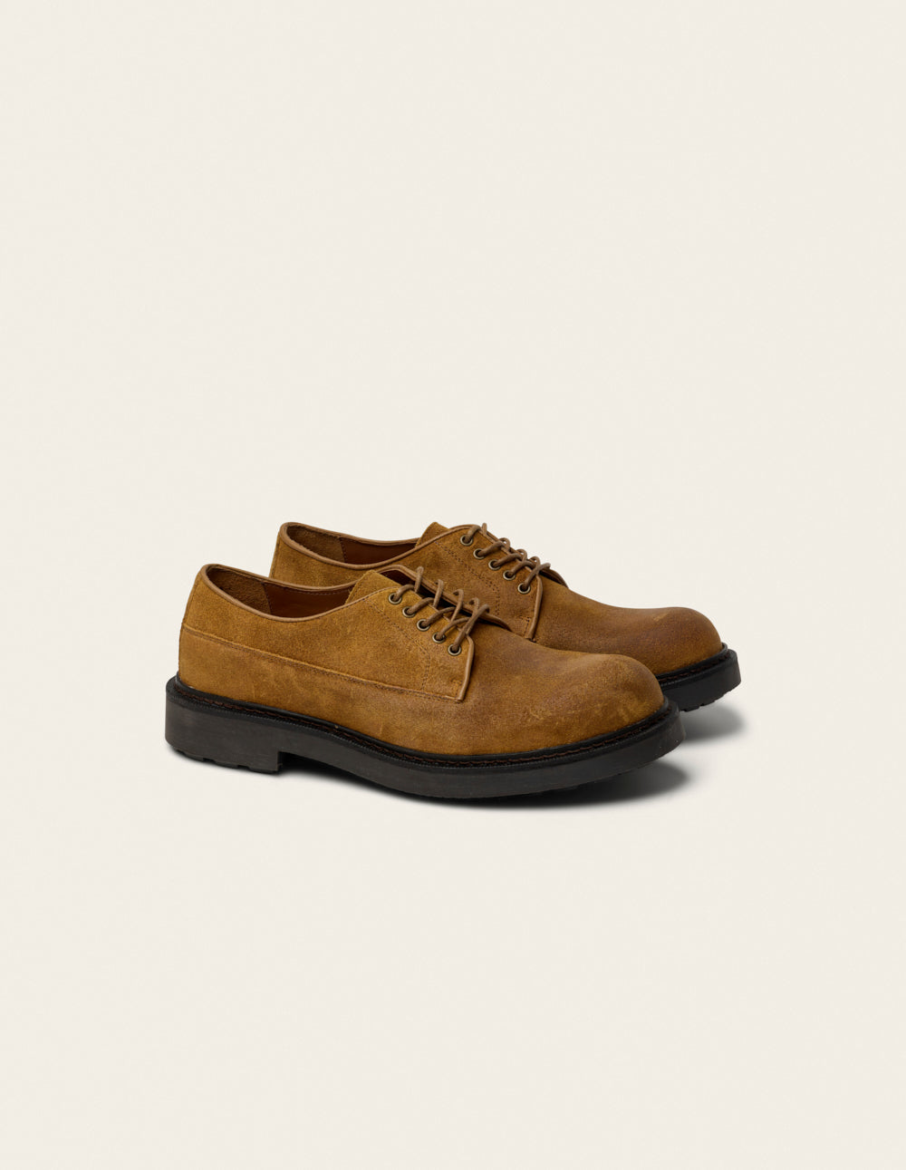 Taho derby - Cognac-oiled suede