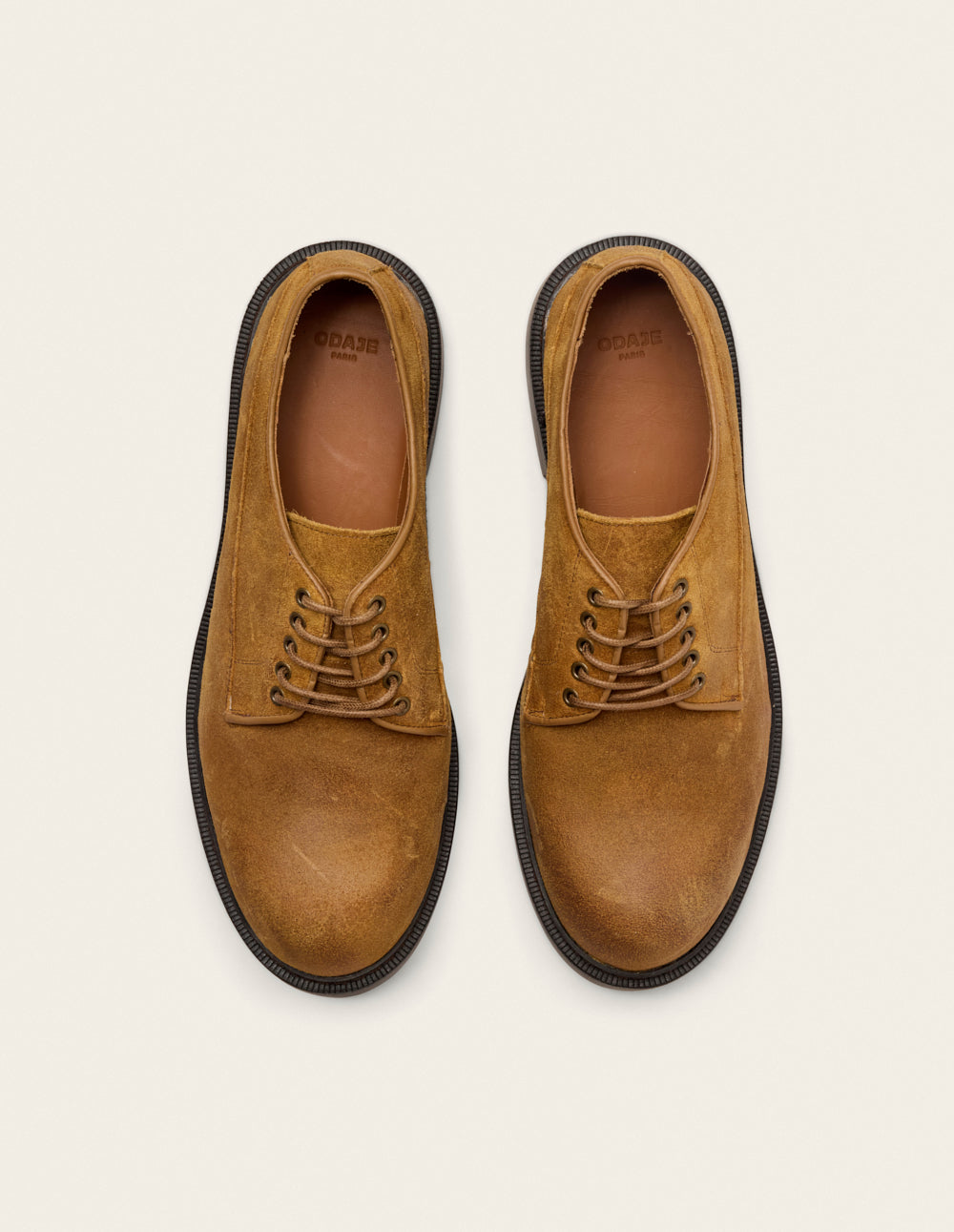 Taho derby - Cognac-oiled suede