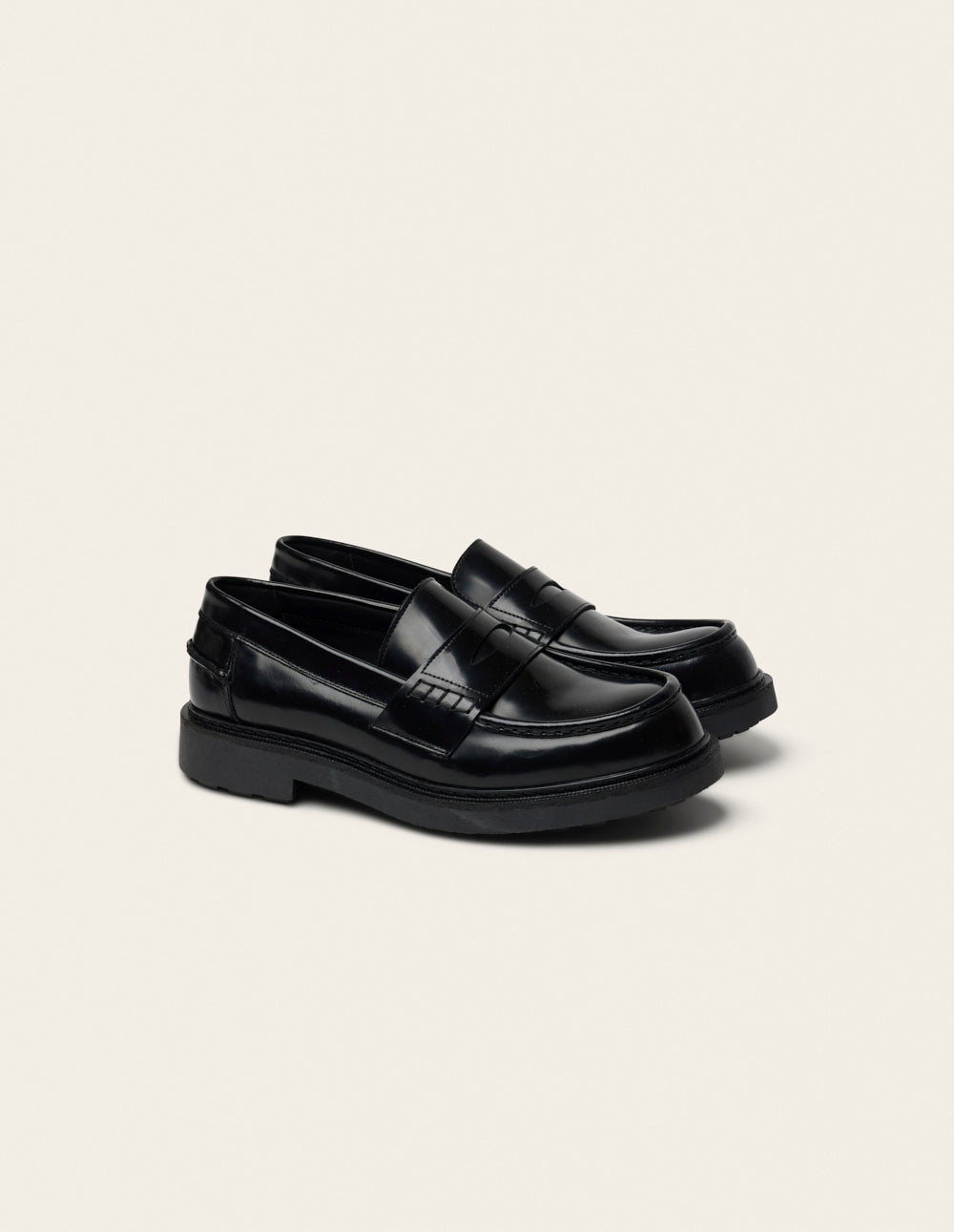 Tibi  loafers - Black Box Leather