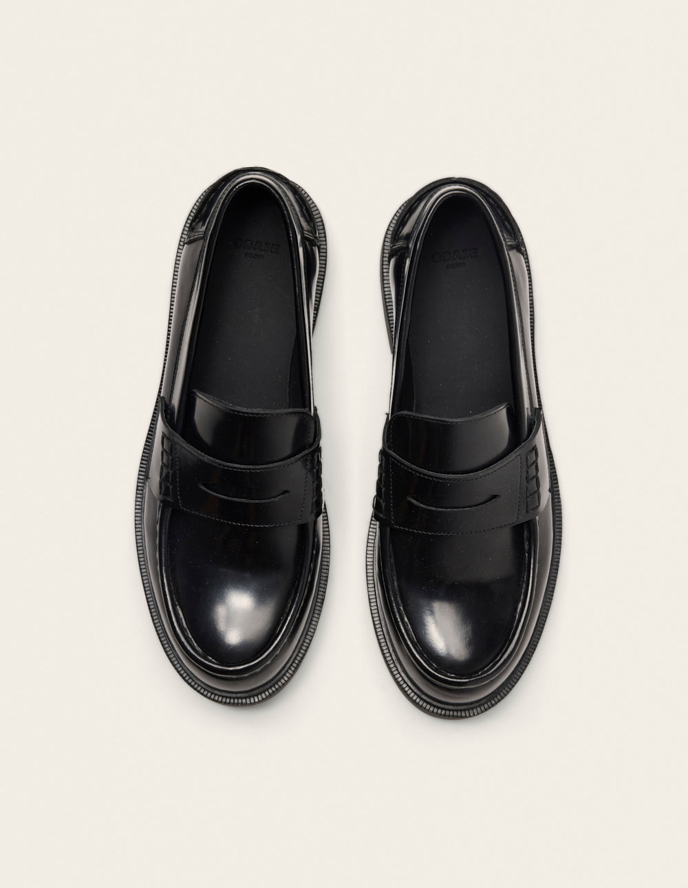 Tibi  loafers - Black Box Leather