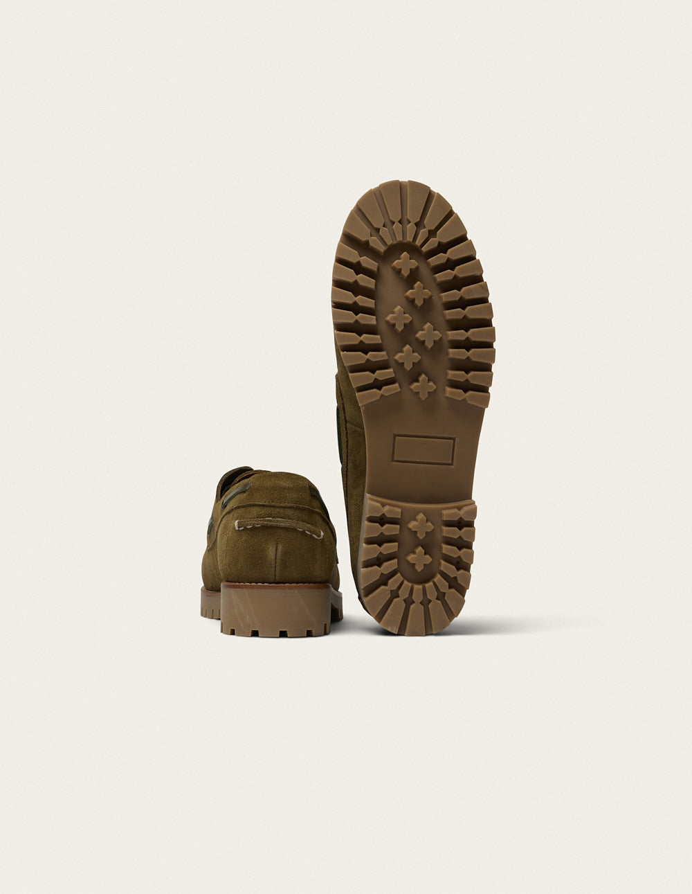 Chaussures Bateau Tom - Suède kaki