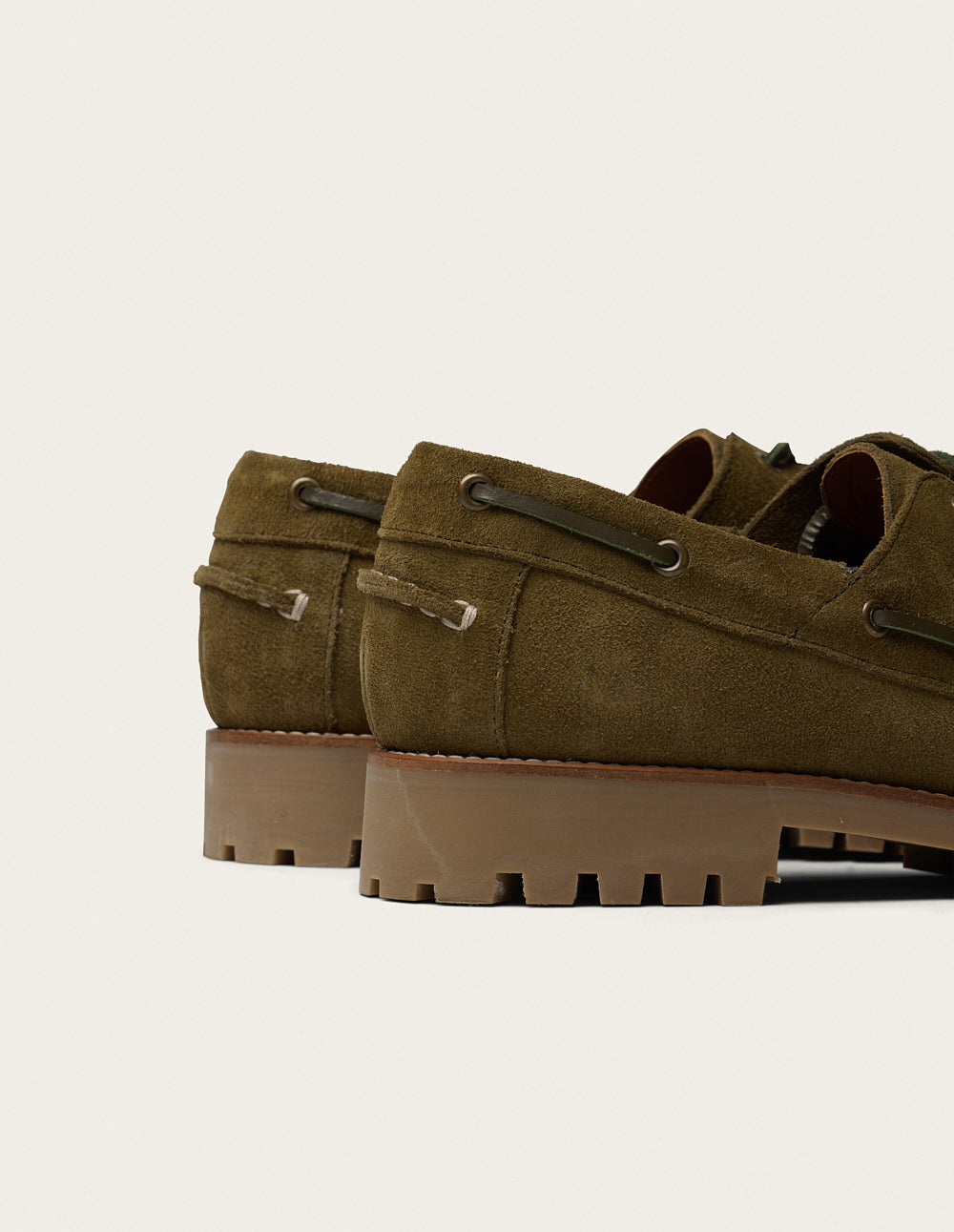 Chaussures Bateau Tom - Suède kaki