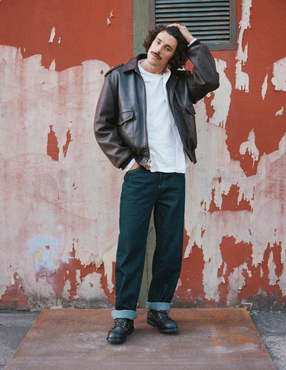 Tonki Boat Shoes - Brown Grained Leather