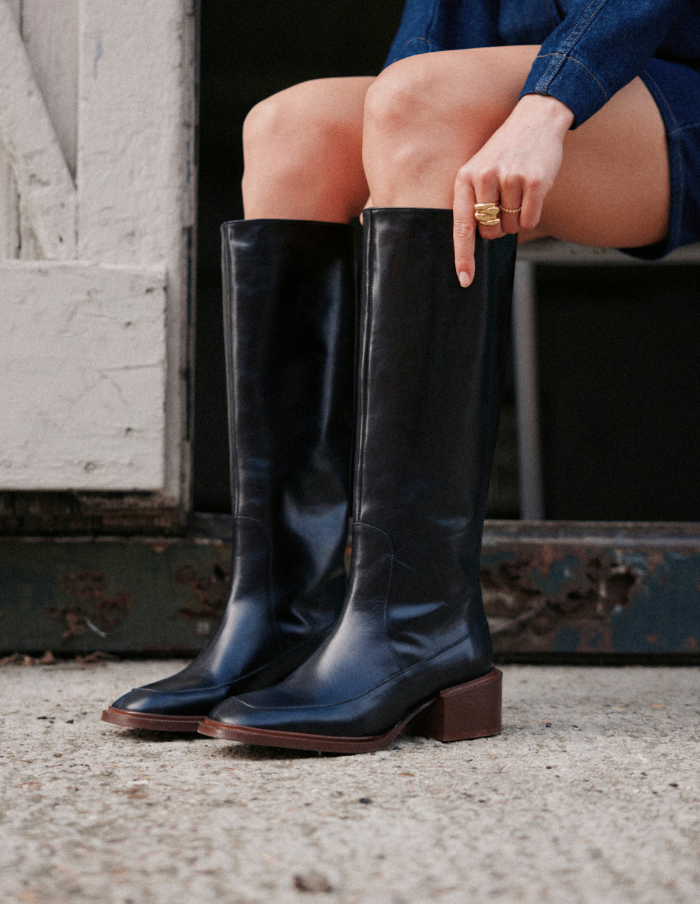 Torez Boots - Black Leather