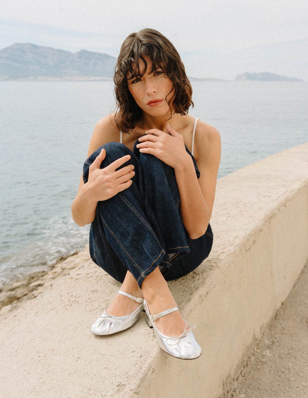 Tovia Pumps - Silver Leather