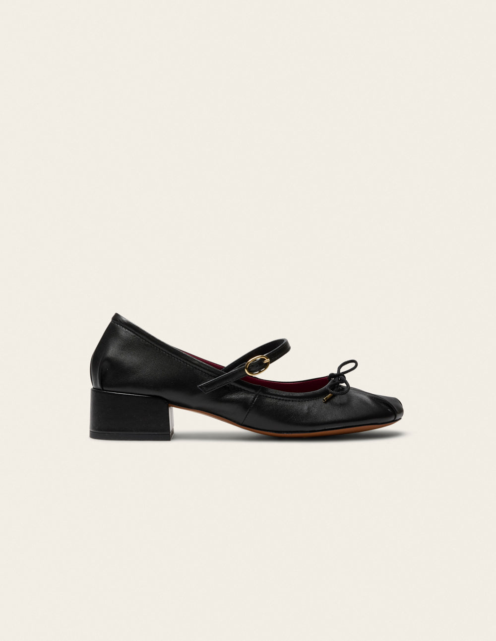 Tovia Pumps - Black Leather