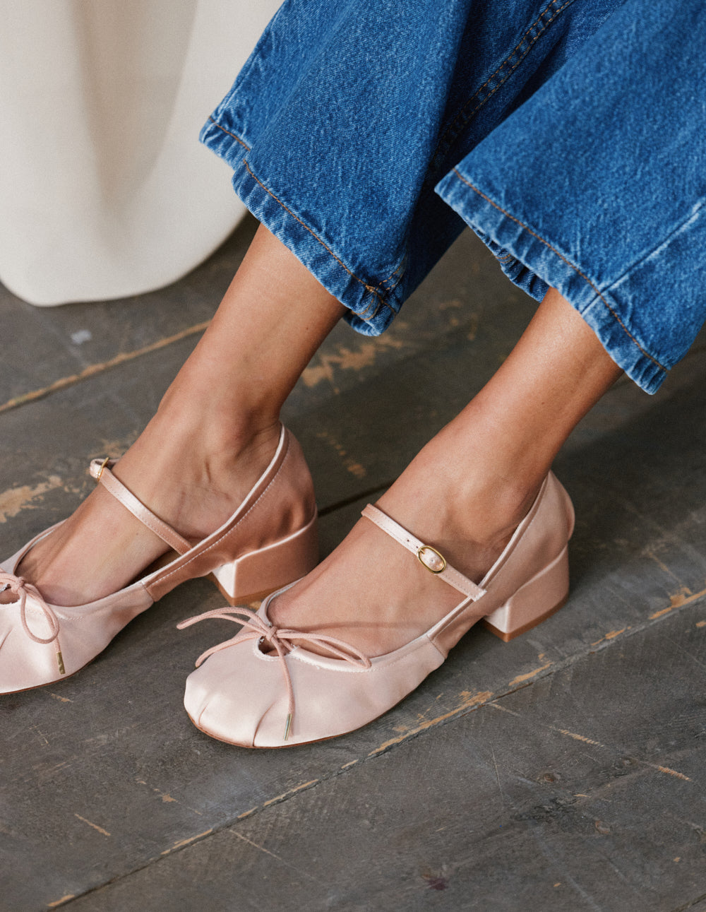 Tovia pumps - Nude satin