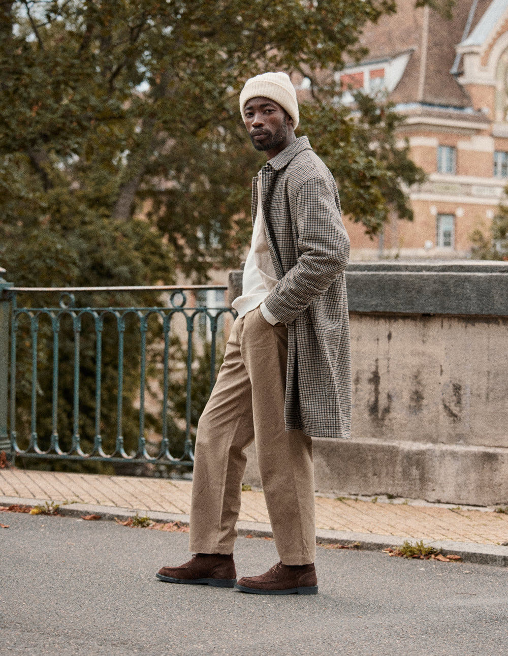 Bottines Urian - Suède marron