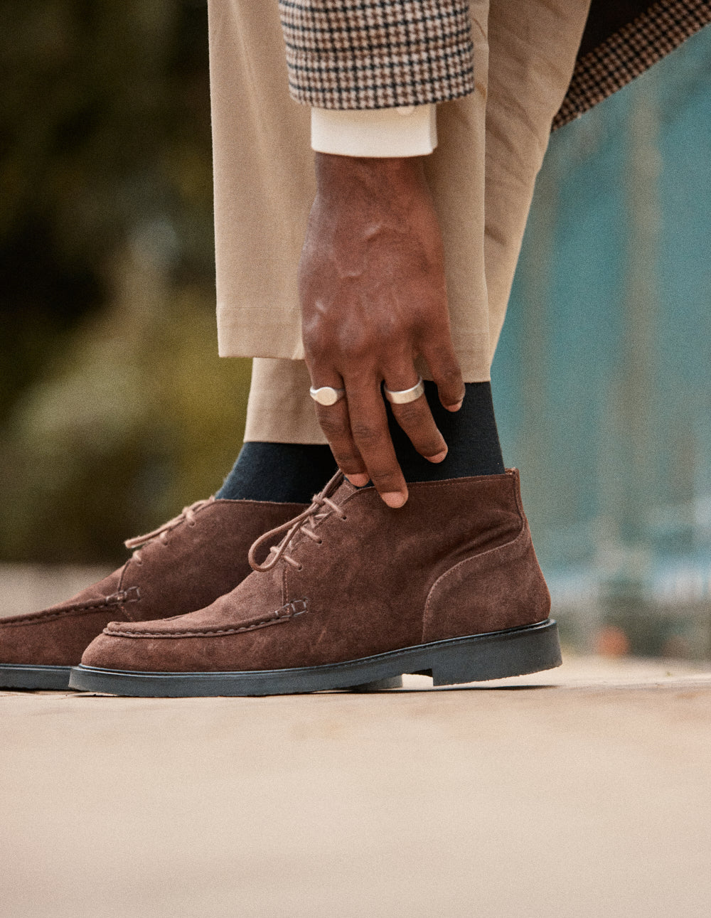 Bottines Urian - Suède marron