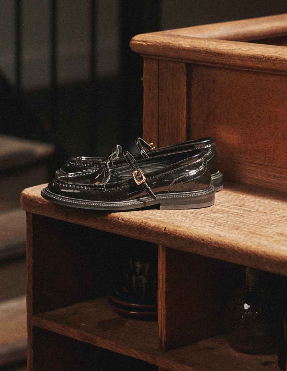 Ylen derby - Black patent leather