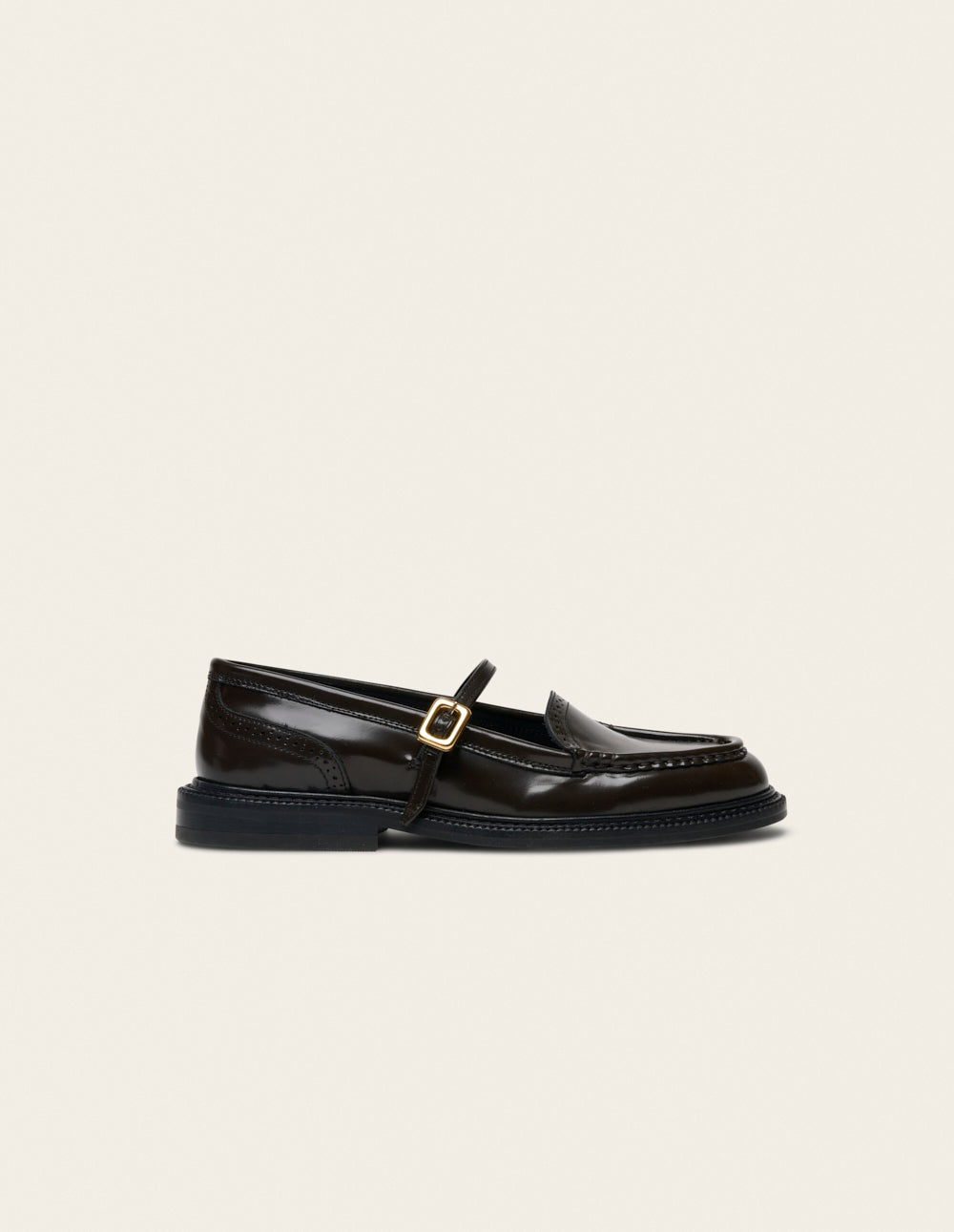 Ylen derby - Chocolate leather box