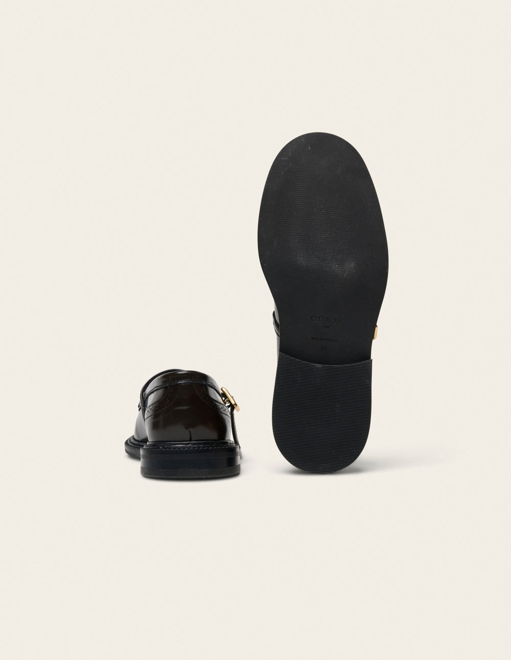 Ylen derby - Chocolate leather box