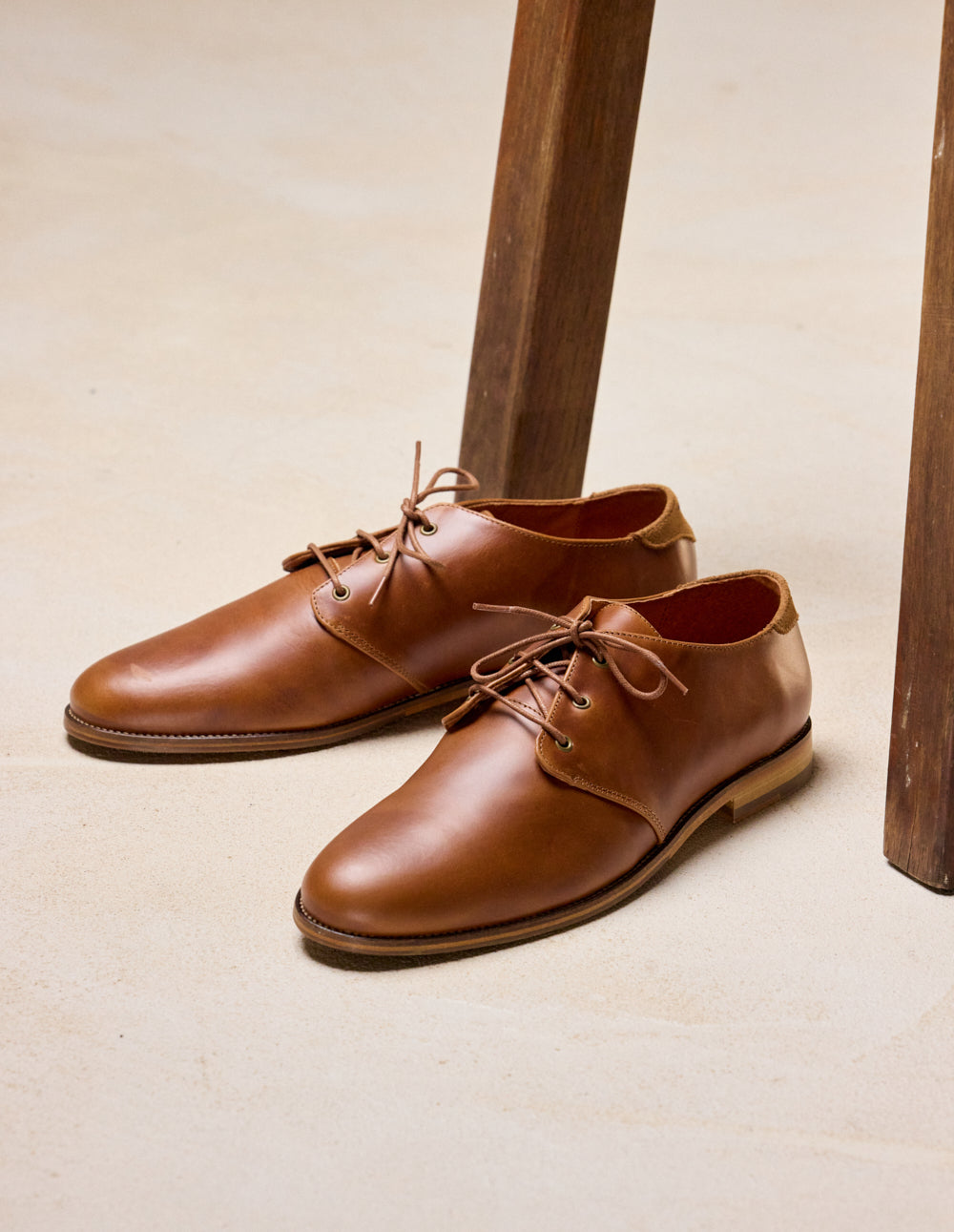 Derbies Alphonse - Pull-Up Honey leather