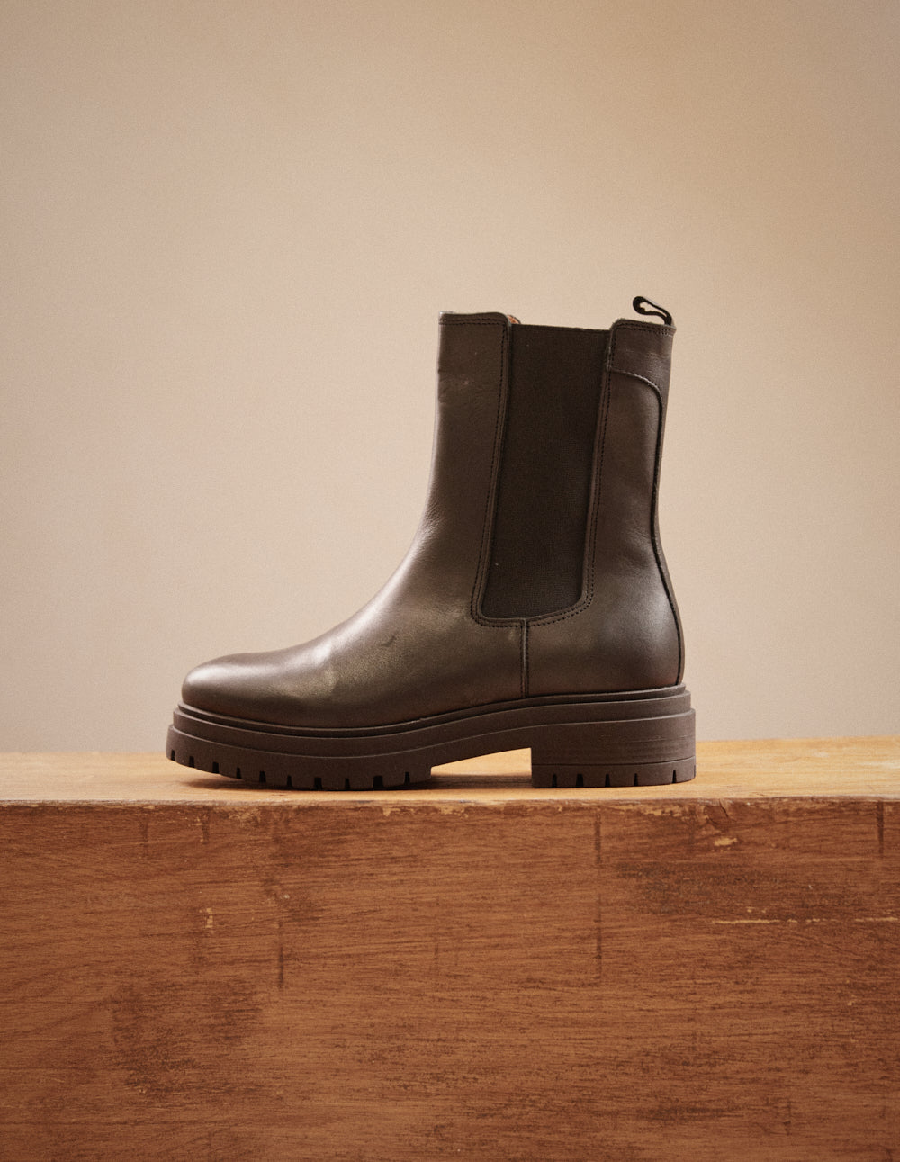 Bottines Amélie - Cuir noir