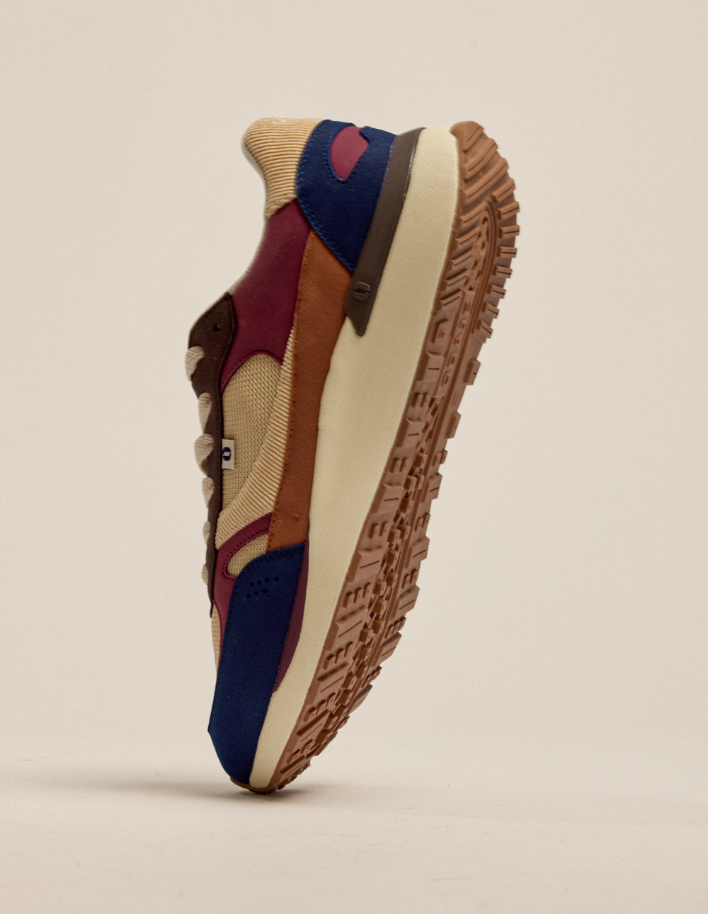 Anael low-top trainers - Burgundy ecru blue