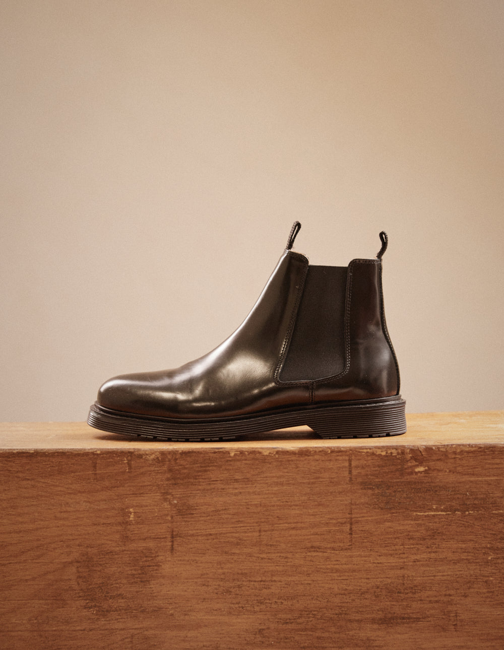 Bottines Axel - Cuir box noir