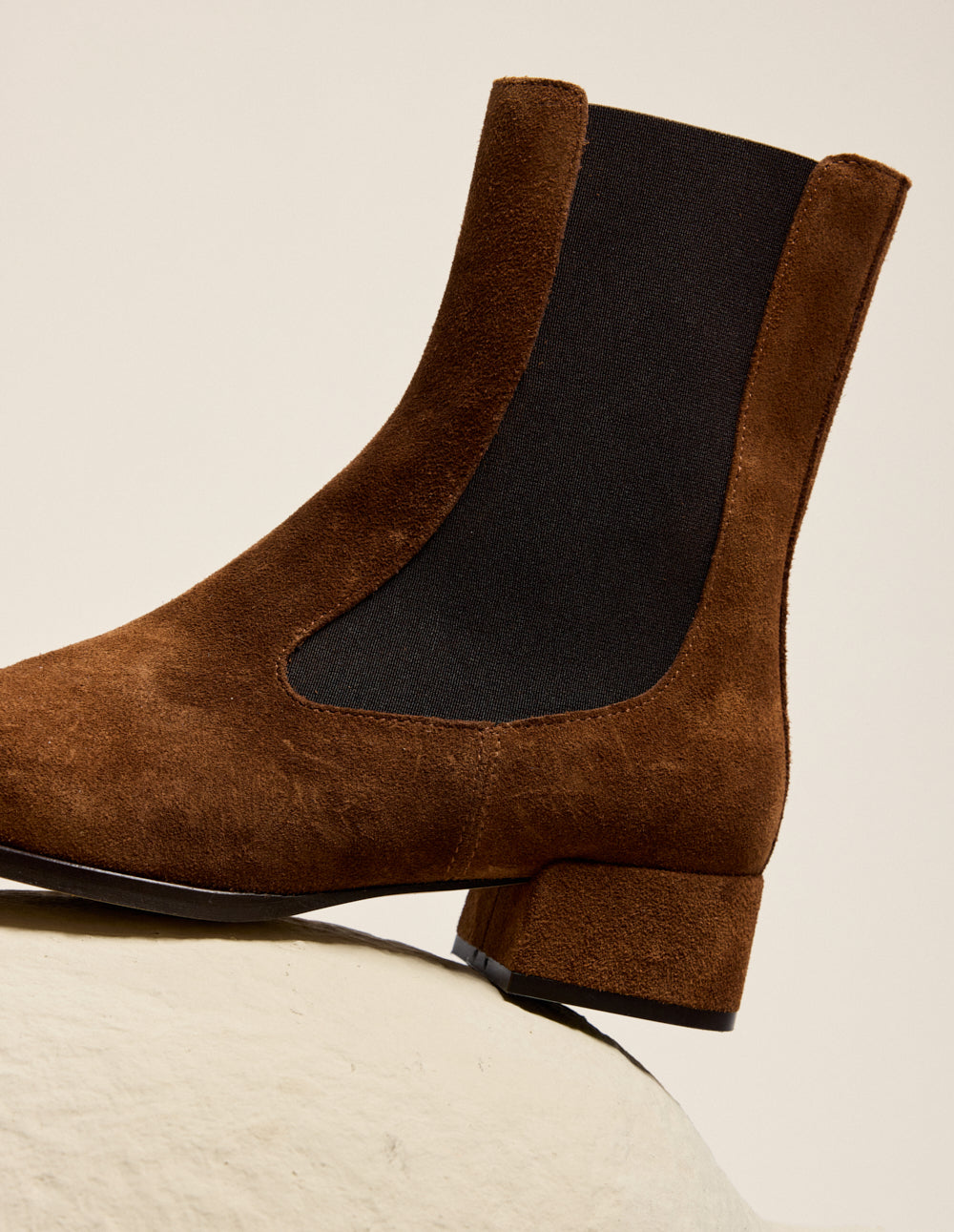 Delina ankle boots - Brown suede