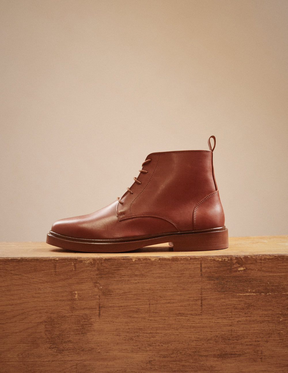 Ankle boots Guillaume - Cognac leather