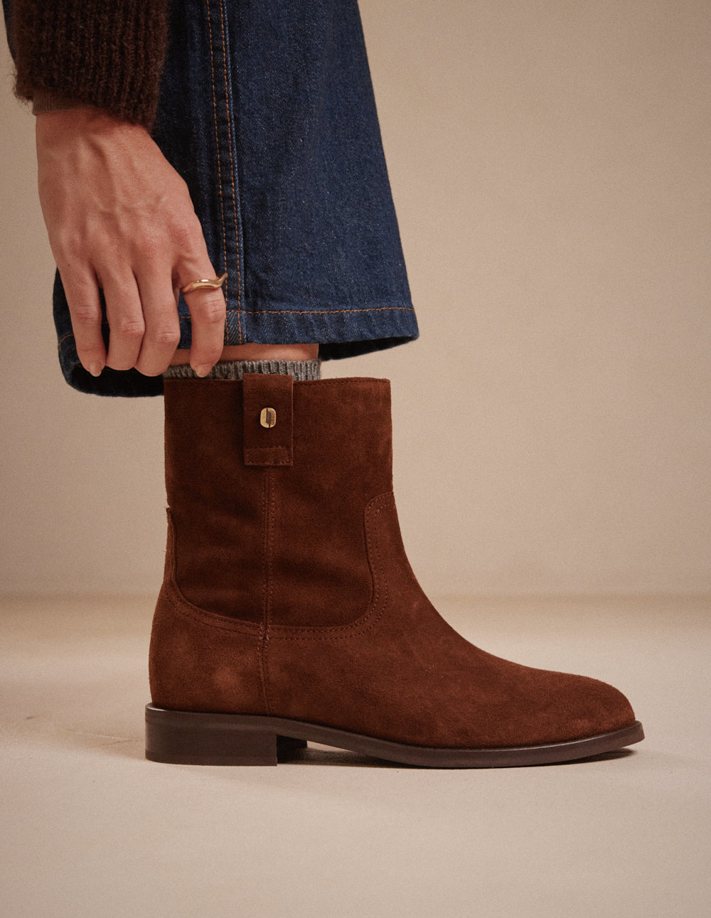 Ankle boots Marthe - Brown suede
