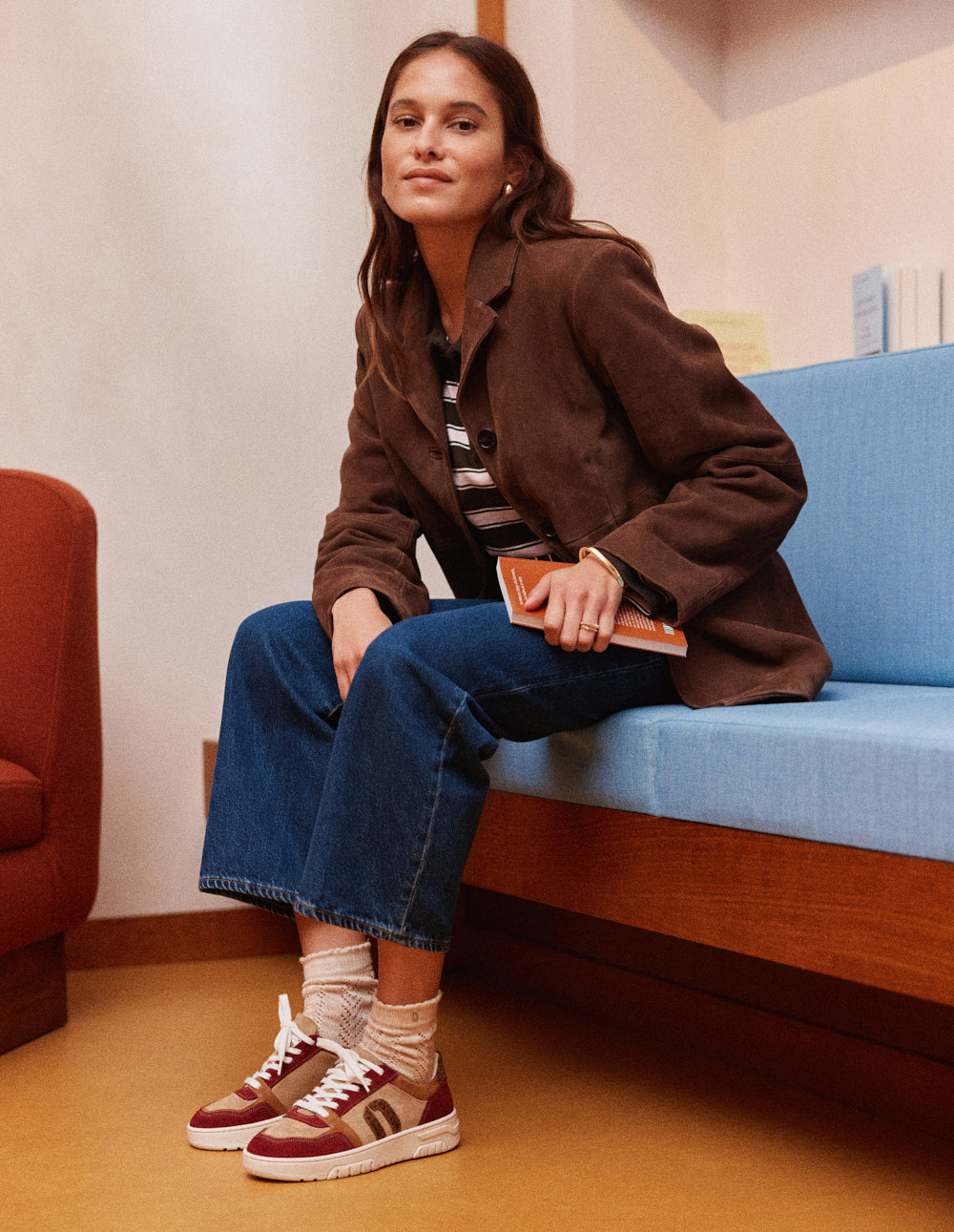 Push | Nora - Bordeaux camel beige