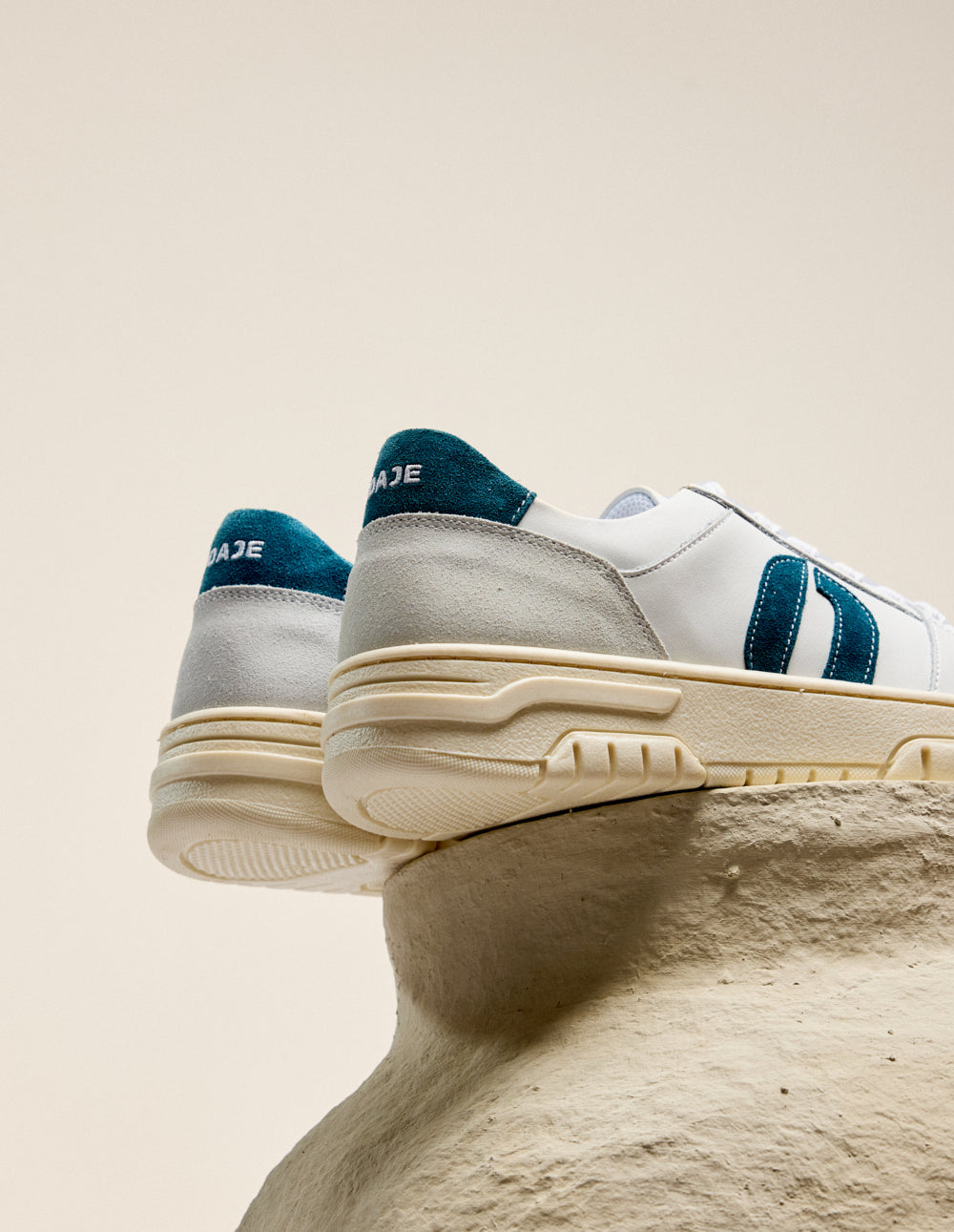 Baskets basses Nora - Gris clair blanc bleu