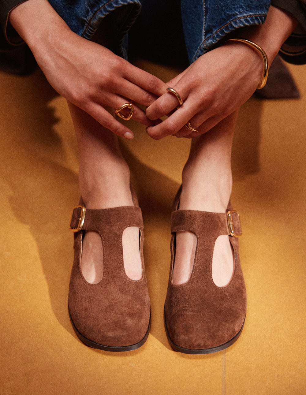 Ballerines Opal - Suède marron