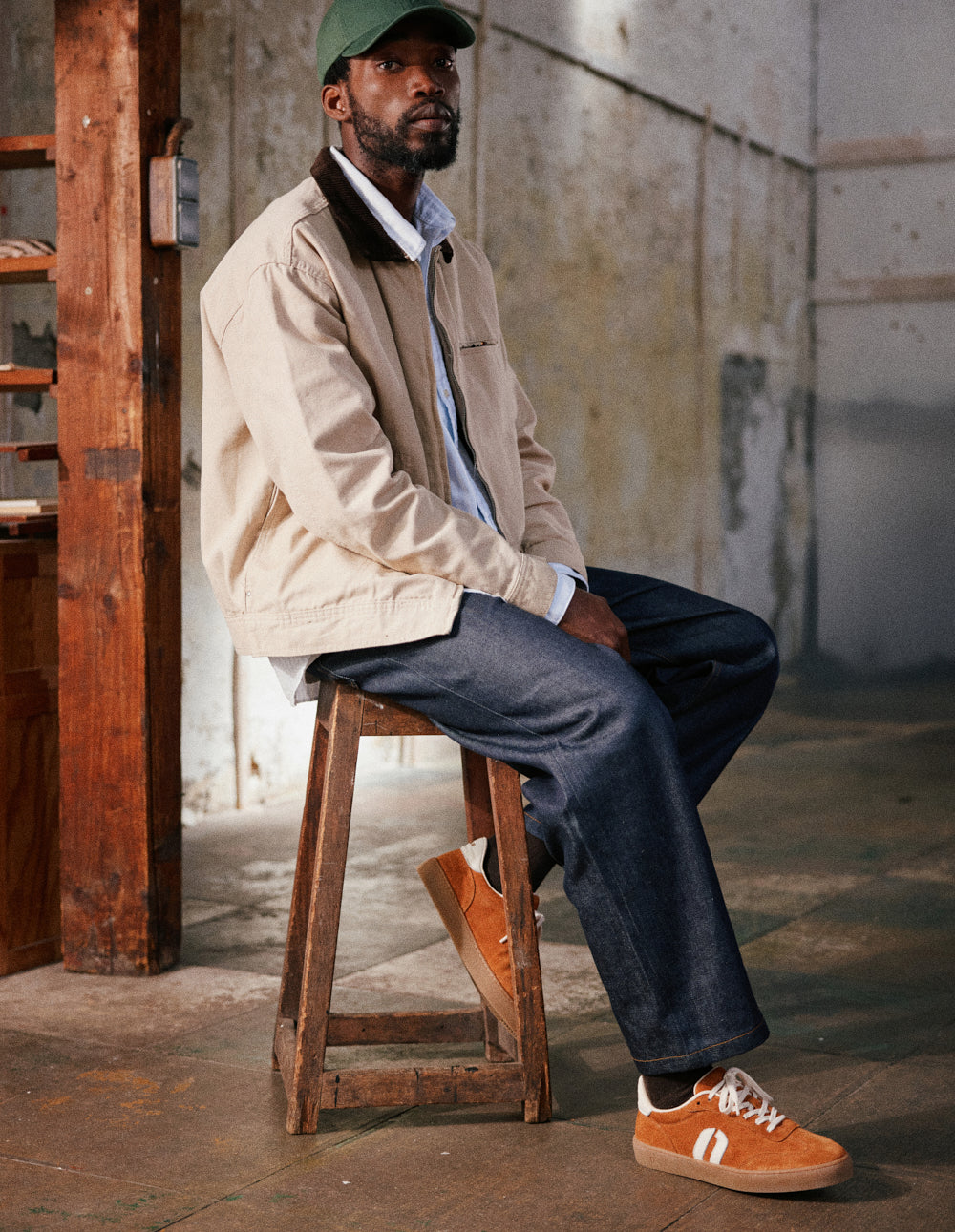 Pablo low-top trainers - Ecru brown