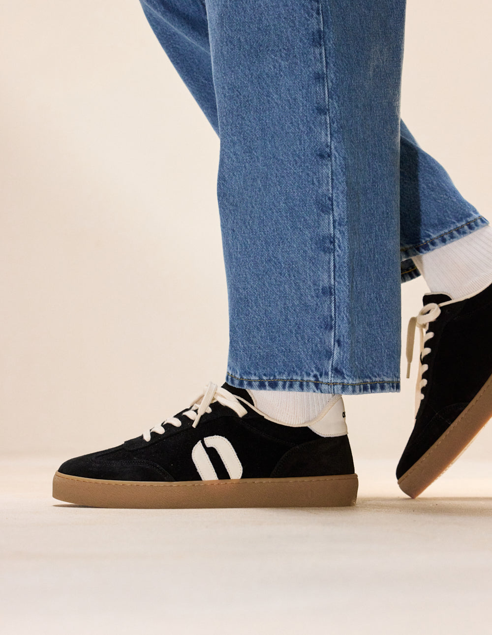 Pablo low-top trainers - Black ecru